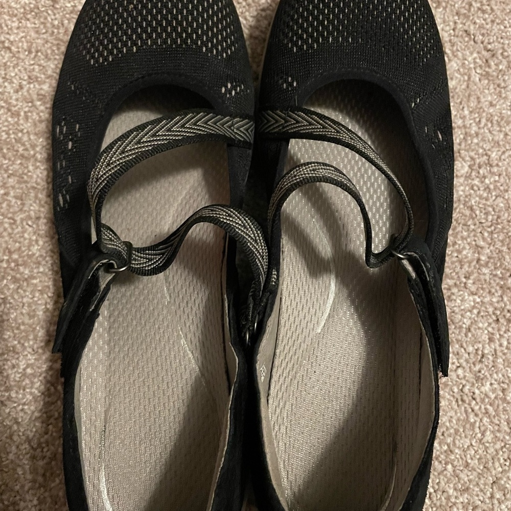 Dansko Black Leather Shoes 40 VGUC - Picture 2 of 6